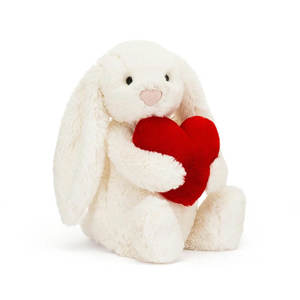 Jellycat Bashful Red Love Heart Bunny � Medium